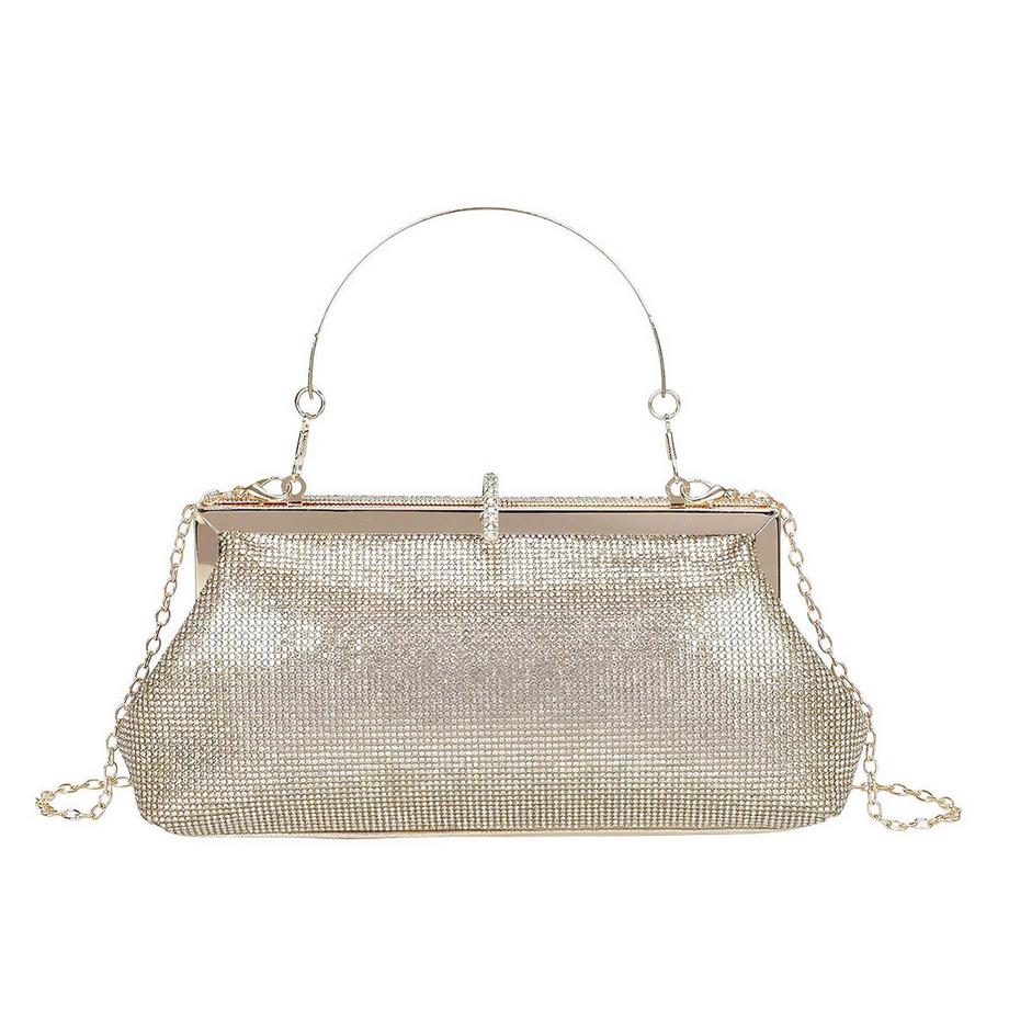 Pochette de Soirée Femme Effet Strass