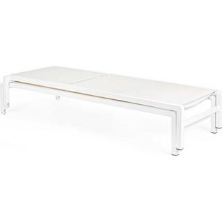 mutoni Chaise longue à roulettes Konnor CX21 blanc  