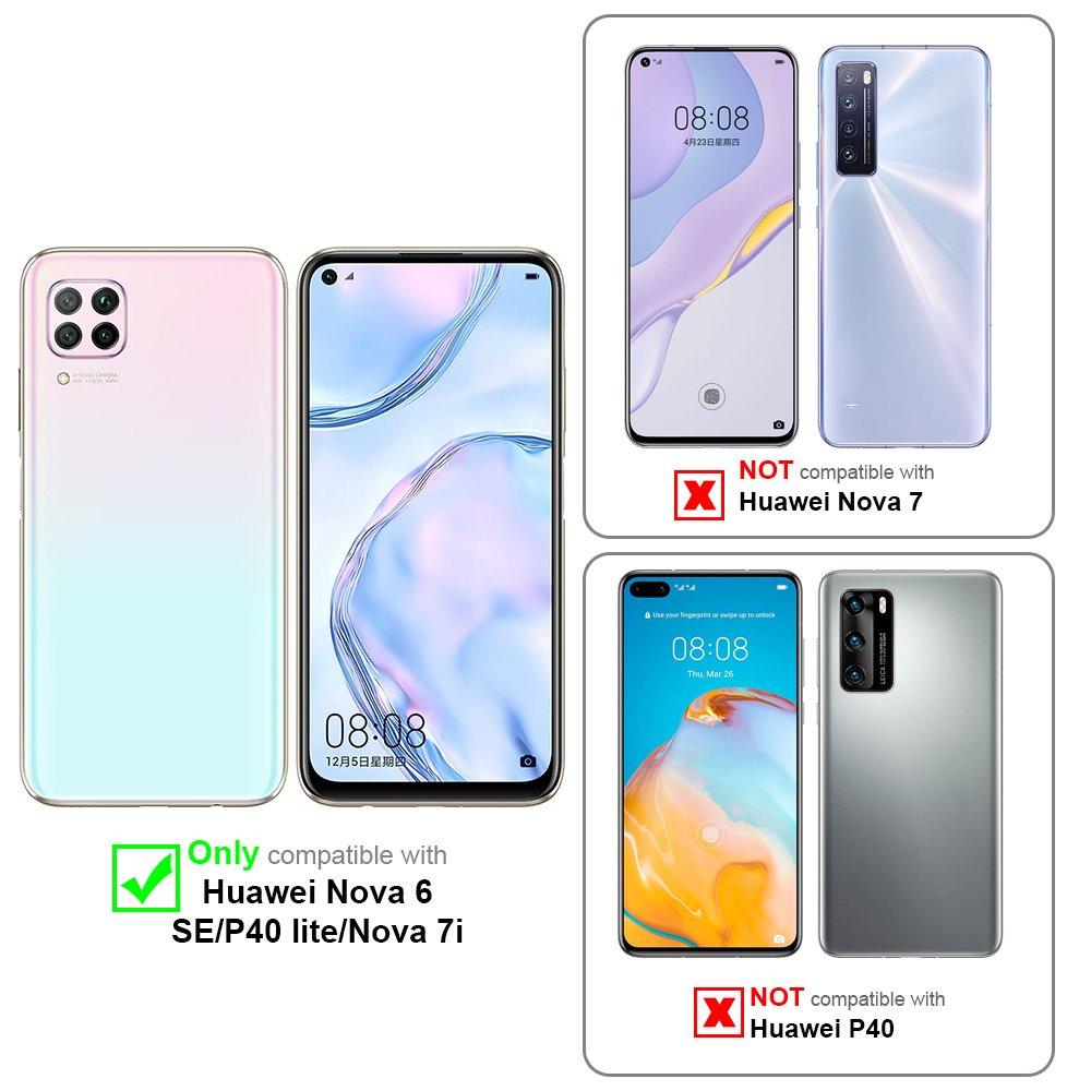 Cadorabo  Hülle für Huawei NOVA 6 SE  P40 LITE  NOVA 7i TPU Silikon mit Ring Liquid 