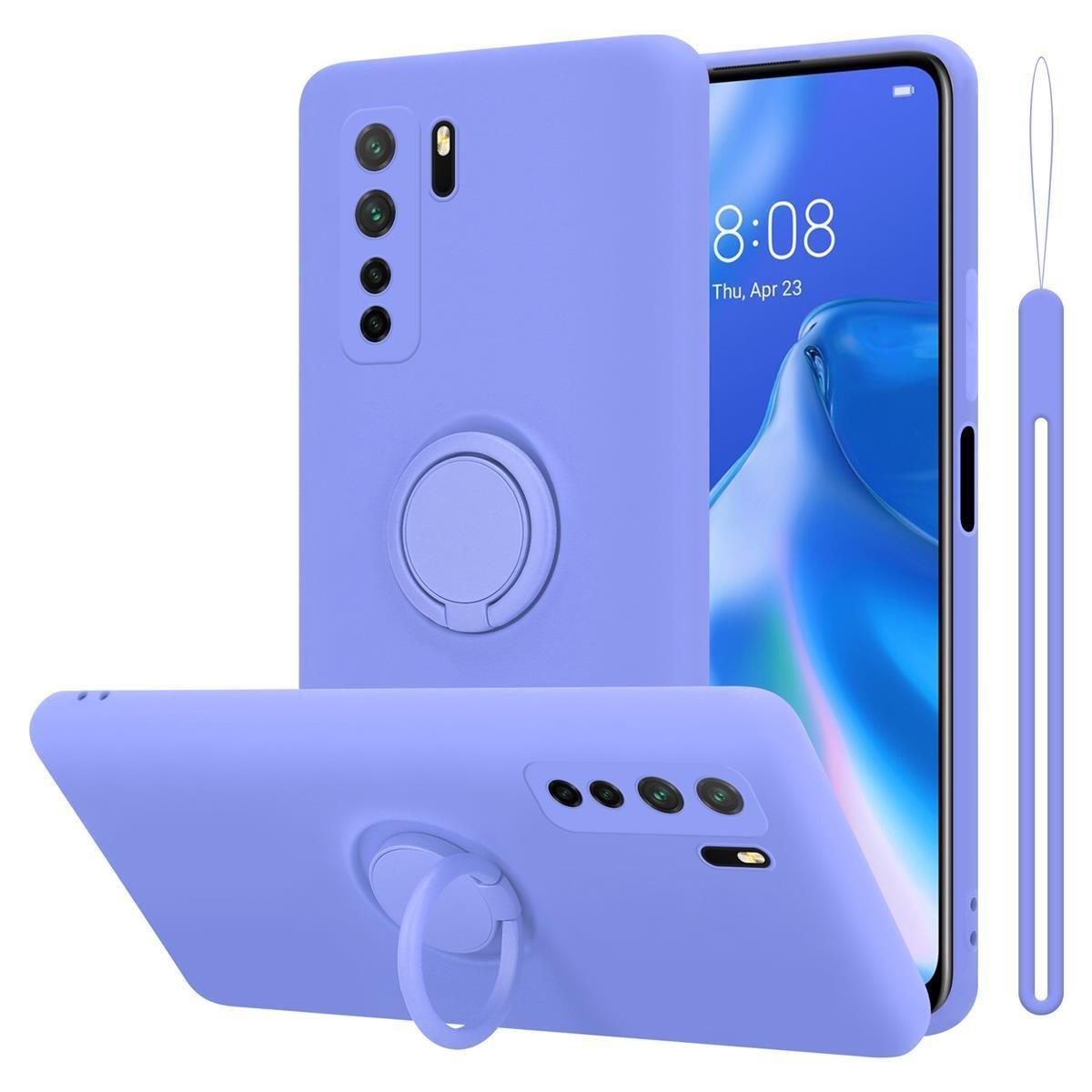 Cadorabo  Hülle für Huawei NOVA 6 SE  P40 LITE  NOVA 7i TPU Silikon mit Ring Liquid 