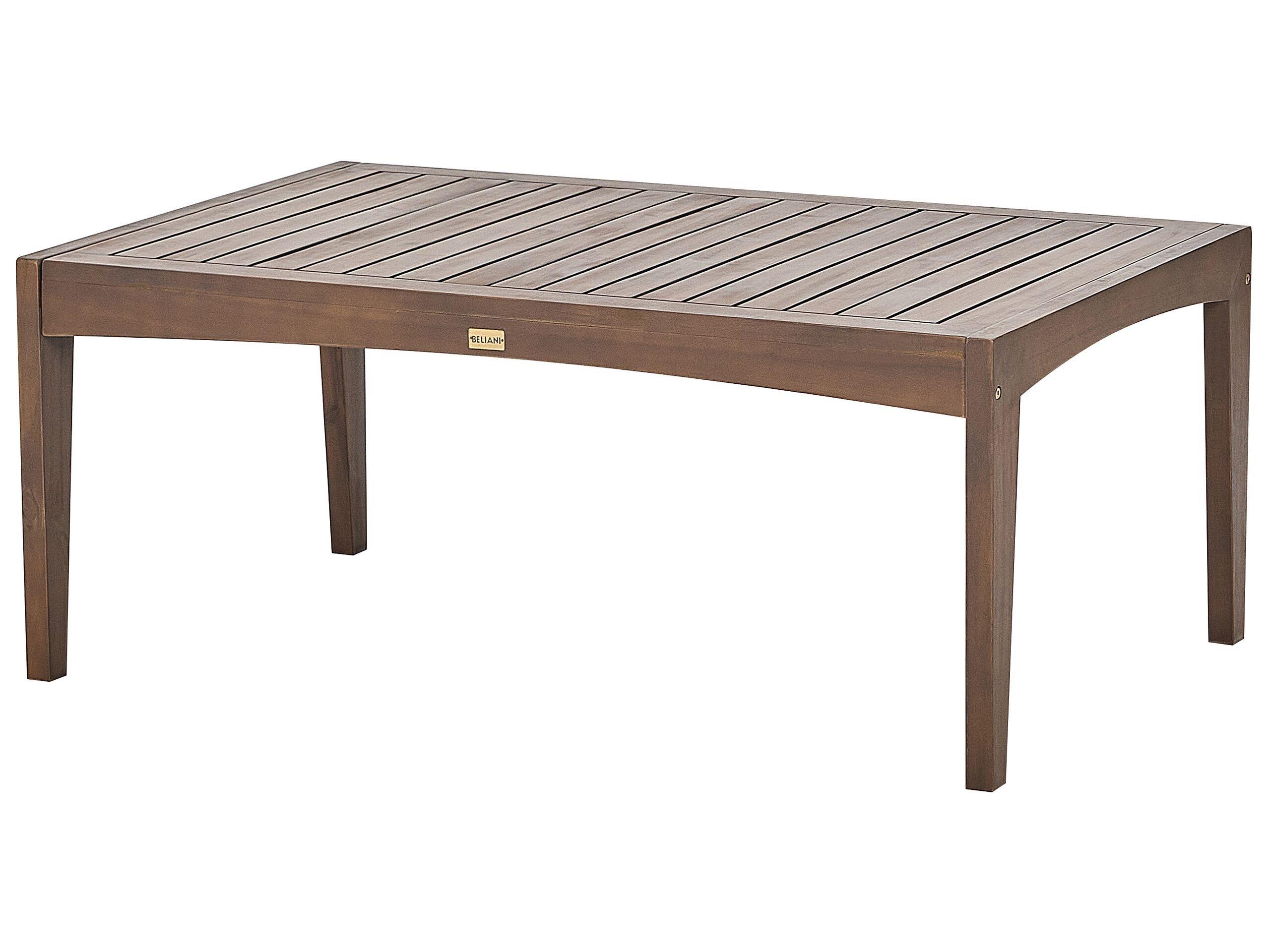 Beliani Ensemble de salon avec table en Bois d'acacia certifié FSC® Moderne PATAJA  