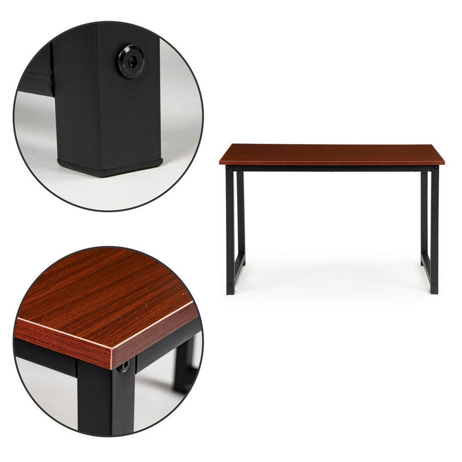 B2X Scrivania per computer, tavolo, tavolo da gioco, scuola, marrone  