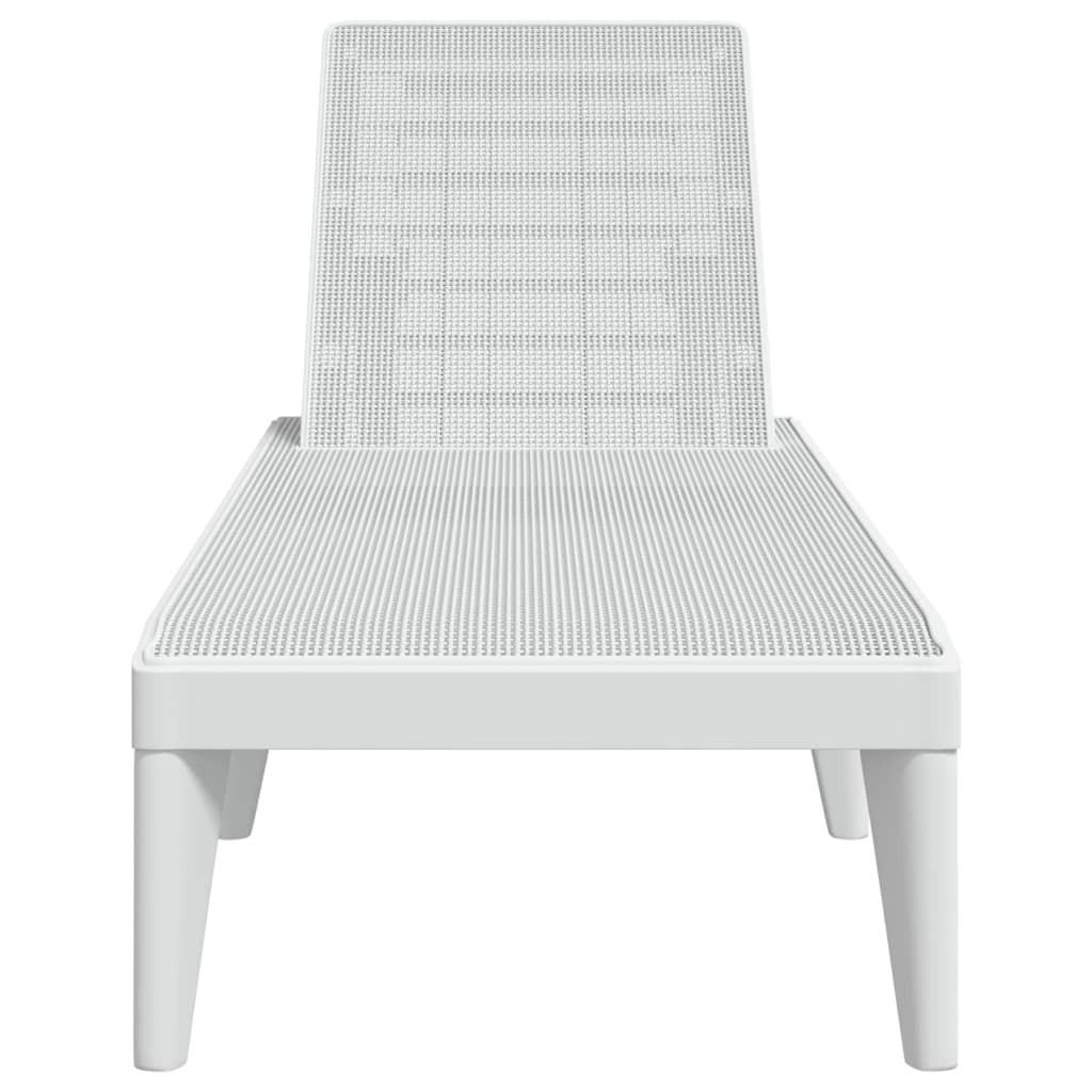 VidaXL Chaise longue polypropylène  