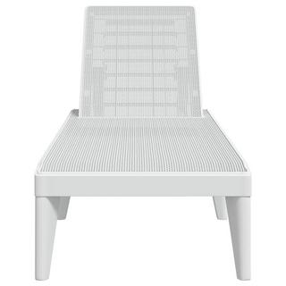 VidaXL Chaise longue polypropylène  