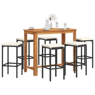 VidaXL Garten-bar-set poly-rattan  