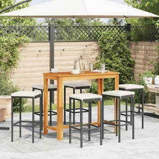 VidaXL Garten-bar-set poly-rattan  