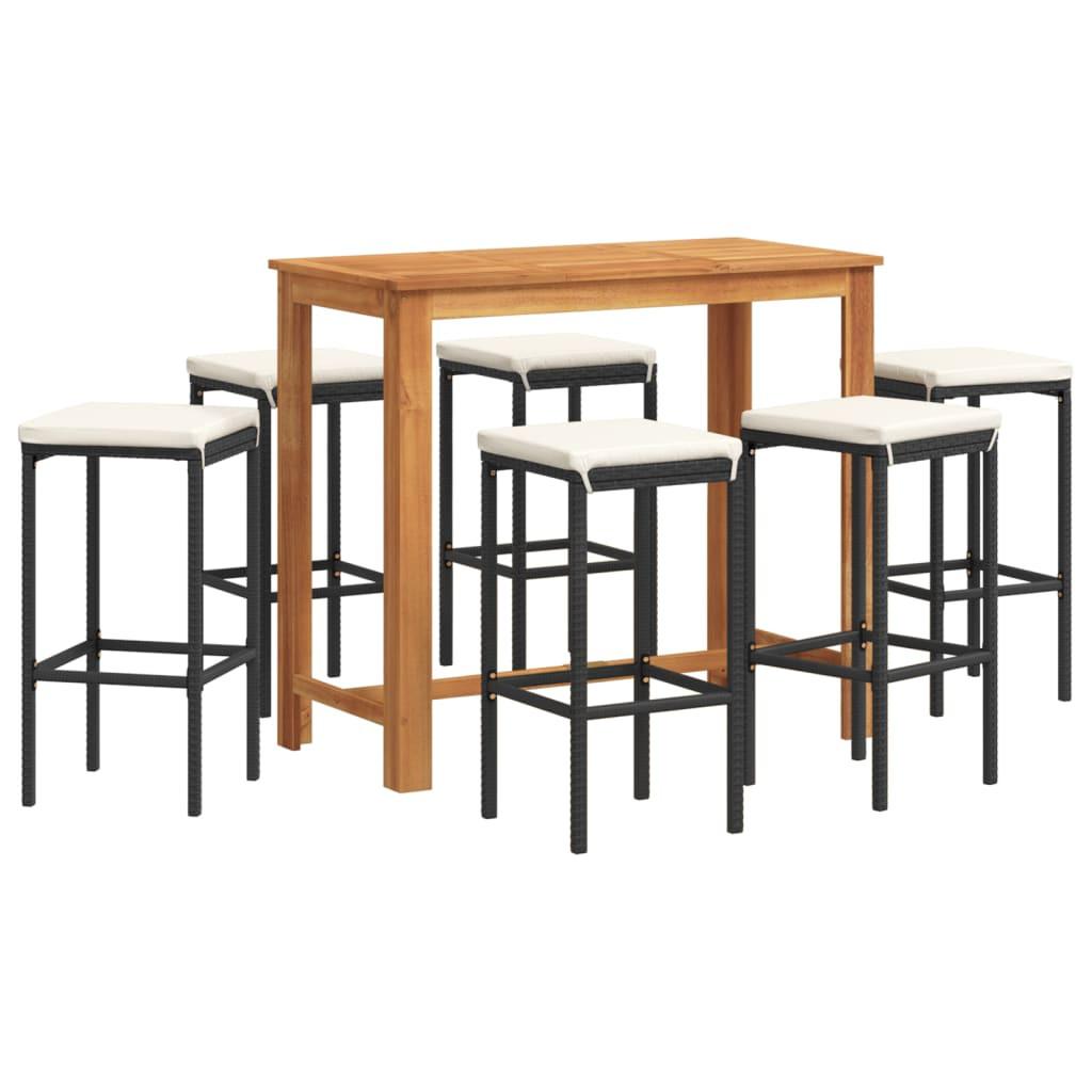 VidaXL Garten-bar-set poly-rattan  