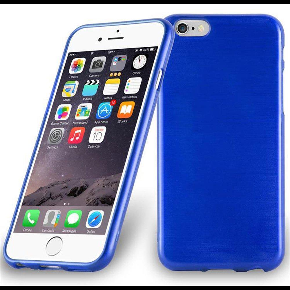 Cadorabo  Hülle für Apple iPhone 6  6S TPU Silikon im Brushed Design 