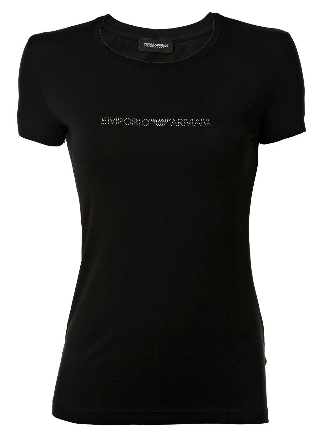 Image of T-shirt Figurbetont Damen Schwarz XS