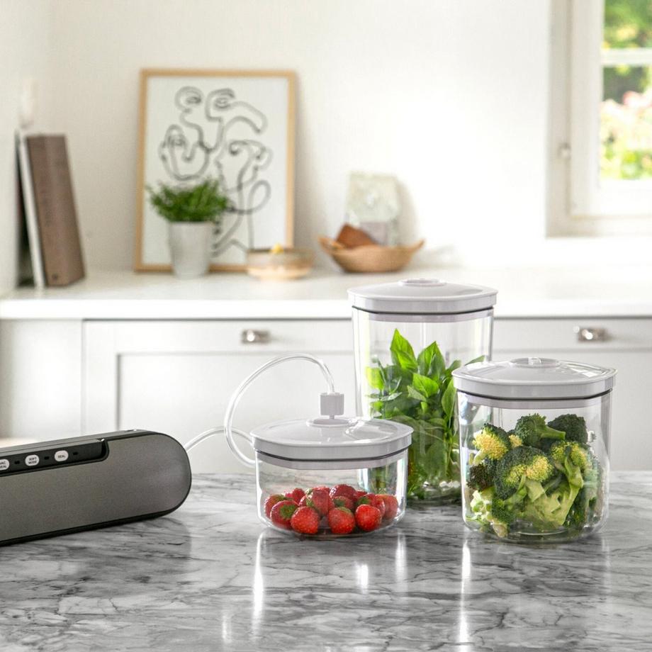 Champion Contenitore sottovuoto universale confezione da 3 (0,7 l 1,4 l 2 l)  