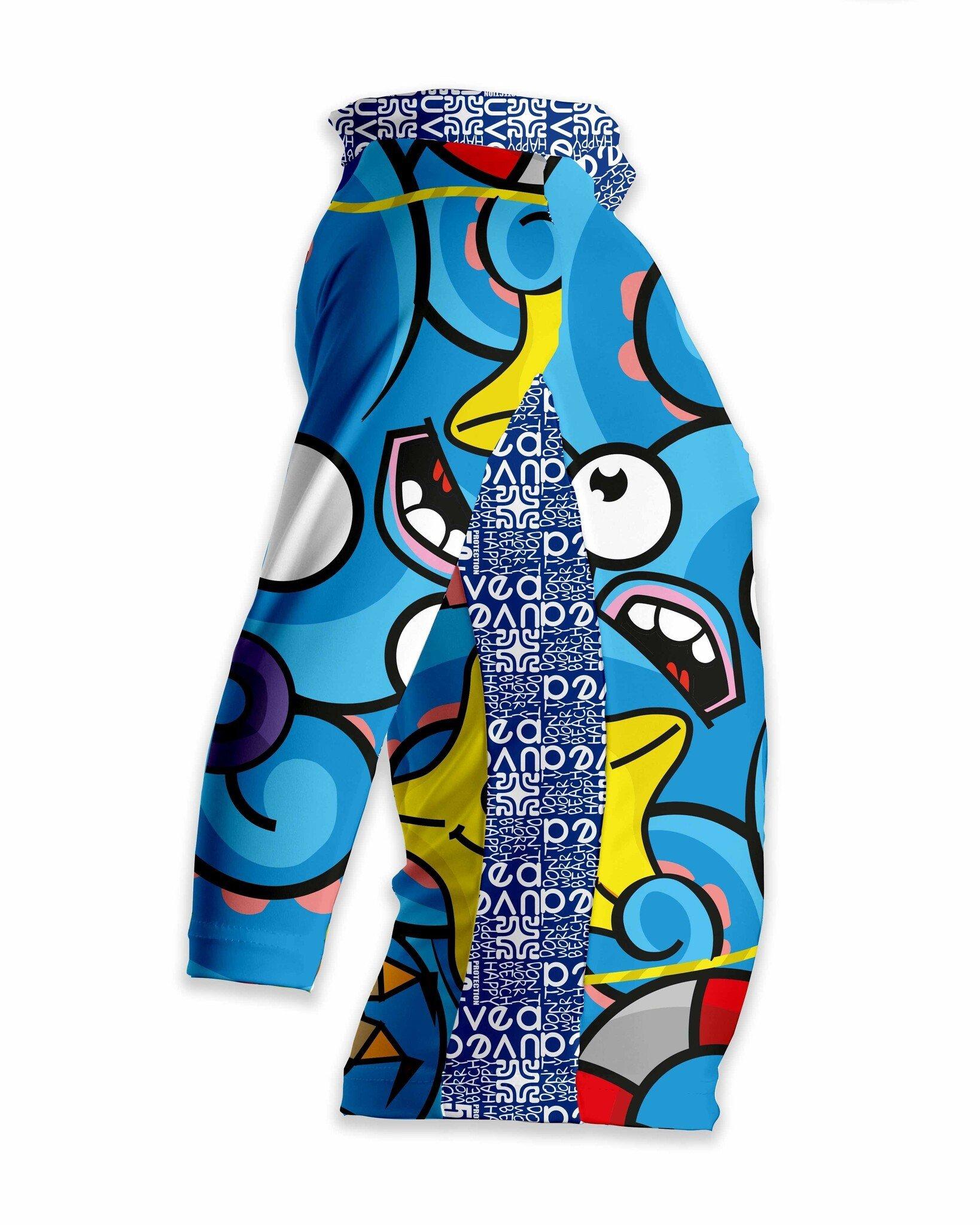 Uvea  Kinder UV Badeshirt langarm Biarritz petite pieuvre 