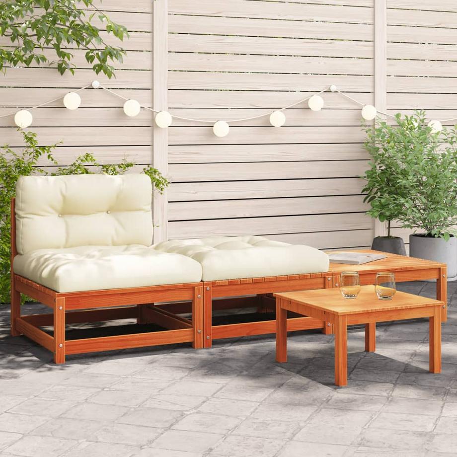 VidaXL Gartensofa holz  