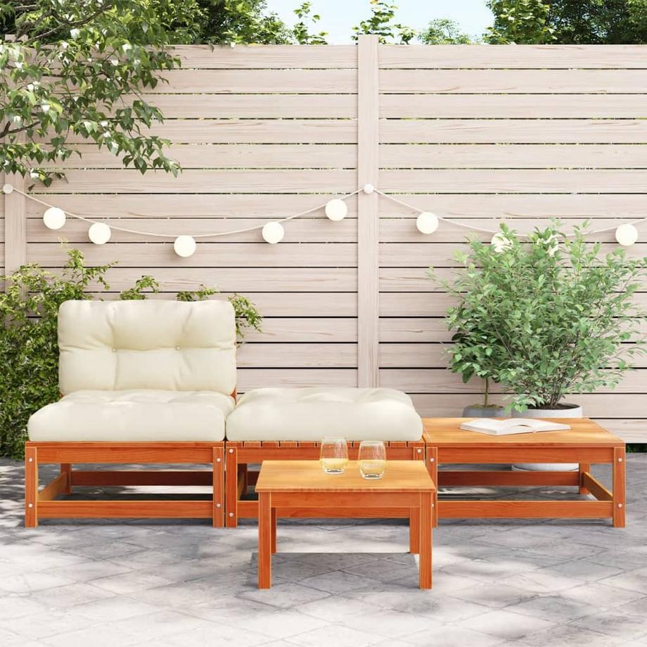 VidaXL Gartensofa holz  