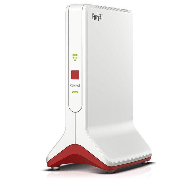 Image of AVM FRITZ!Repeater 6000 WLAN-Router Ethernet Tri-Band (2,4 GHz / 5 GHz / 5 GHz) Rot, Weiß