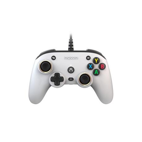 nacon  NACON Pro Compact Controller Blanc USB Manette de jeu Xbox One, Xbox Series S, Xbox Series X 