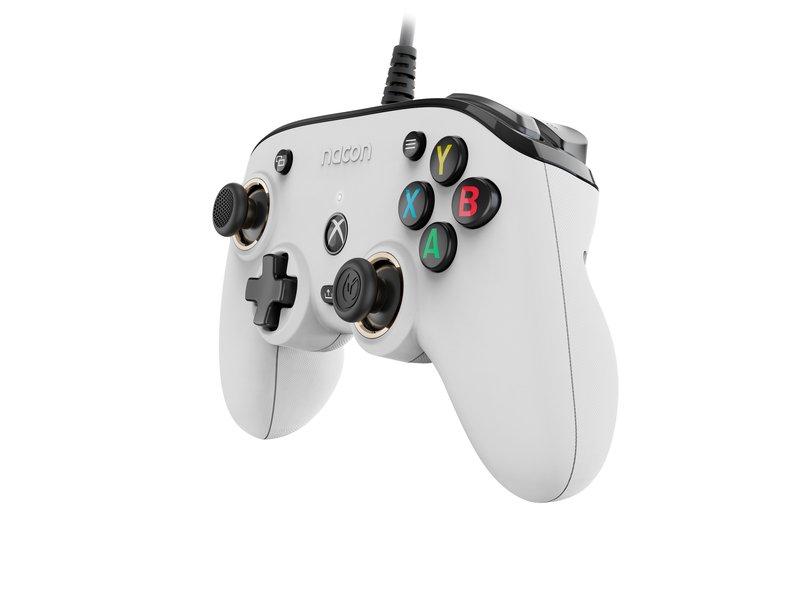 nacon  NACON Pro Compact Controller Blanc USB Manette de jeu Xbox One, Xbox Series S, Xbox Series X 