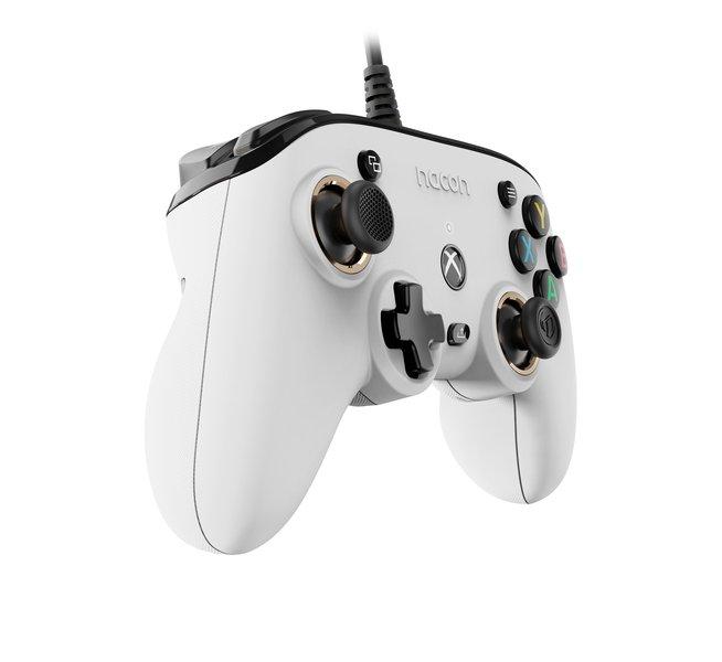 nacon  NACON Pro Compact Controller Blanc USB Manette de jeu Xbox One, Xbox Series S, Xbox Series X 