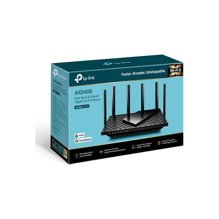 TP-Link  TP-Link Archer AX72 WiFi 6 Gaming-Router – Ultraschnelles und verzögerungsfreies Erlebnis 