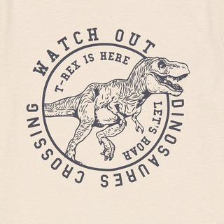 La Redoute Collections  T-shirt col rond imprimé T-Rex 