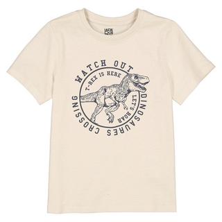 La Redoute Collections  T-shirt col rond imprimé T-Rex 