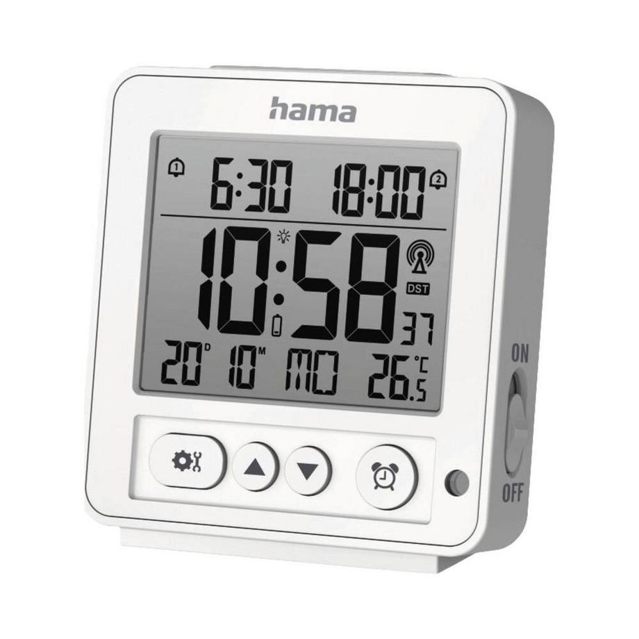 hama  Sveglia digitale HAMA "Rodi" DCF Bianco 