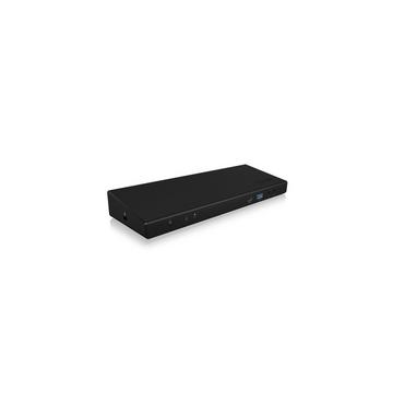 ICY BOX IB-DK2244AC Kabelgebunden USB 3.2 Gen 1 (3.1 Gen 1) Type-C Schwarz