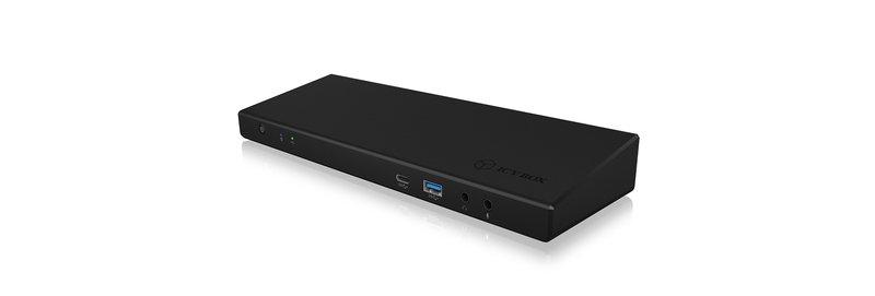 ICY Box  ICY BOX IB-DK2244AC Cablato USB 3.2 Gen 1 (3.1 Gen 1) Type-C Nero 