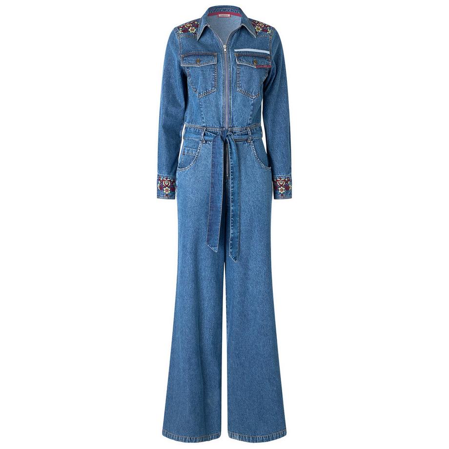 Joe Browns Tuta in Denim Ricamata Goldie  
