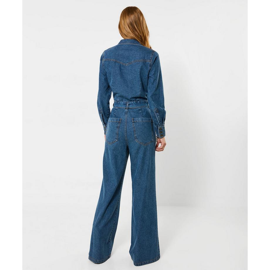 Joe Browns Tuta in Denim Ricamata Goldie  