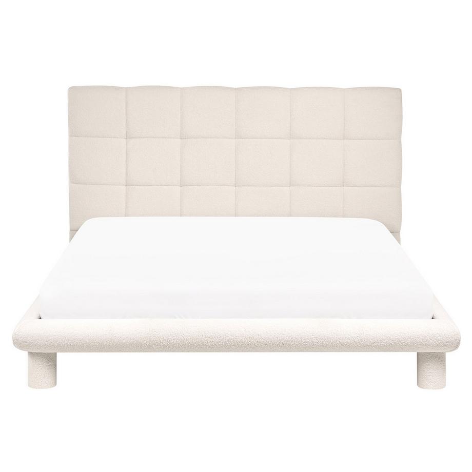 Beliani Letto en Bouclé  CRESSAT  