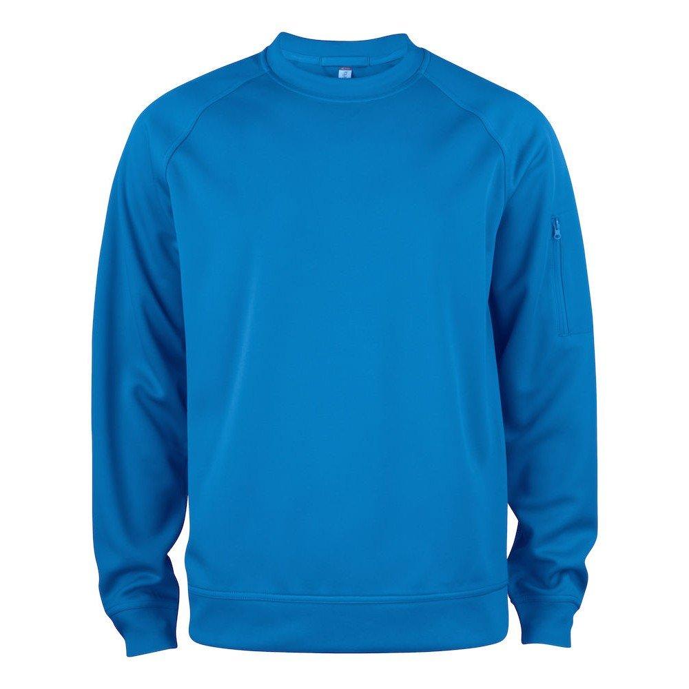 Image of Basic Sweatshirt Rundhalsausschnitt Aktiv Damen Königsblau L