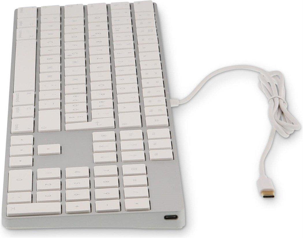 LMP  Tastatur KB-1843 Silber, CH-Layout mit Ziffernblock 