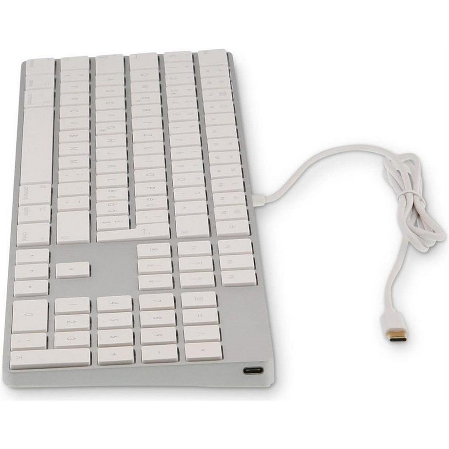 LMP  Tastatur KB-1843 Silber, CH-Layout mit Ziffernblock 