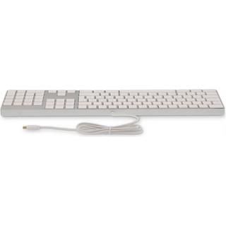 LMP  Tastatur KB-1843 Silber, CH-Layout mit Ziffernblock 