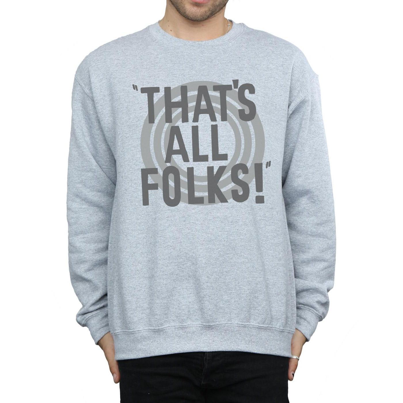 LOONEY TUNES  That's All Folks Sweatshirt 