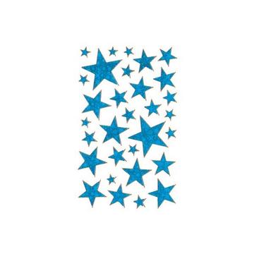 Z-DESIGN Effektfolie blau 52259 Sterne Weihnachten