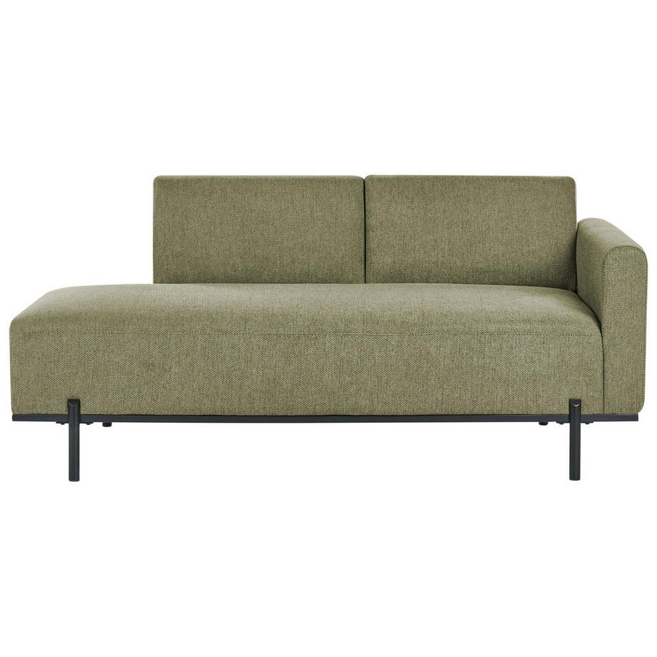 Chaiselongue aus Kunstleinen Rustikal SAVASSE