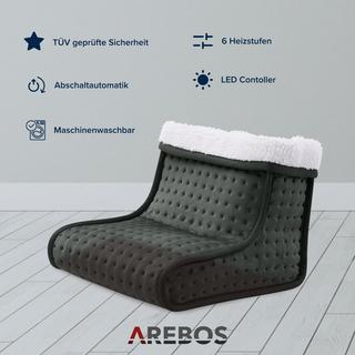 Arebos Chauffe-pieds électrique Chauffe-pieds Sac chauffant Chaussure chauffante lavable  