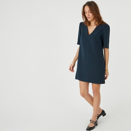 La Redoute Collections  Gerades Kleid mit V-Ausschnitt 