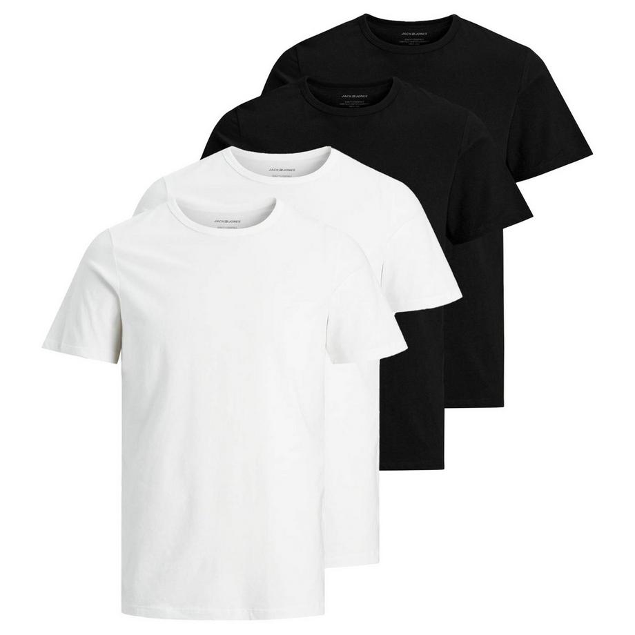 T-shirt  Pack de 4 Confortable à porter-JACBASIC CREW NECK TEE 2PK