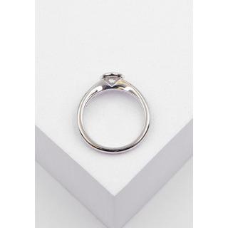 MUAU Schmuck  Solitaire Ring Diamant 0.40ct. Weissgold 750 