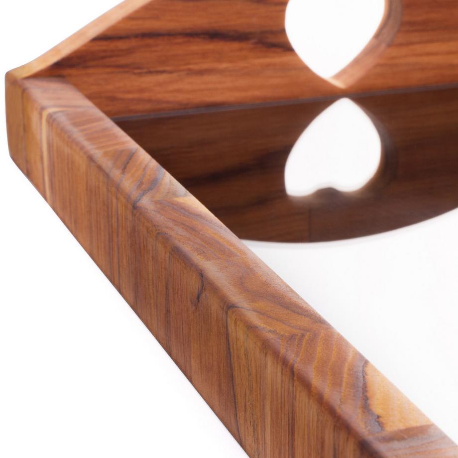 Woodart  Plateau en miroir 