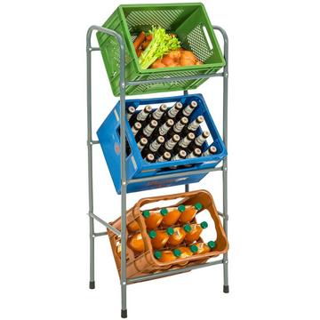 Rack porte casiers 3 emplacements