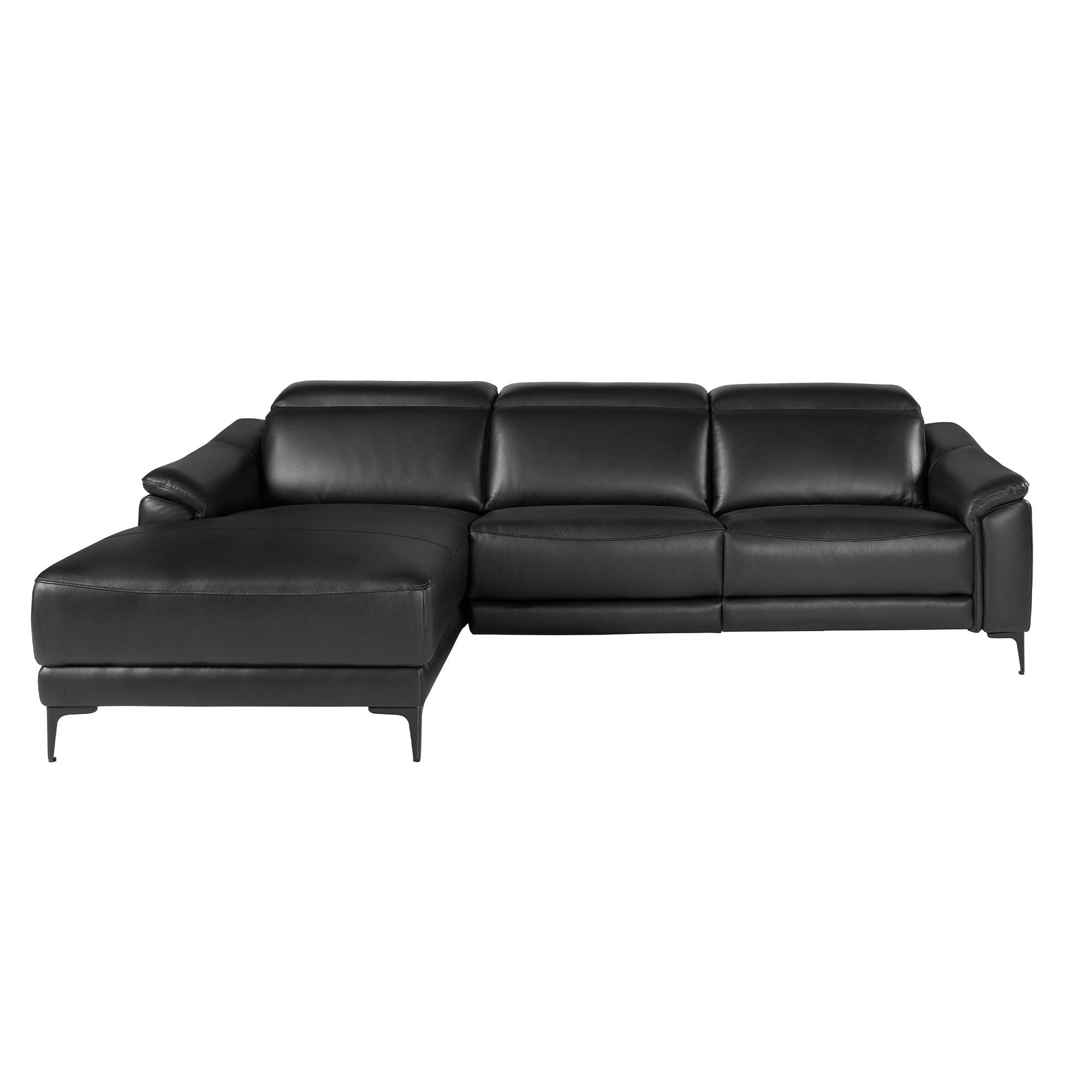 ANGEL CERDA Linkes Chaiselongue-Relaxsofa ausem Leder  