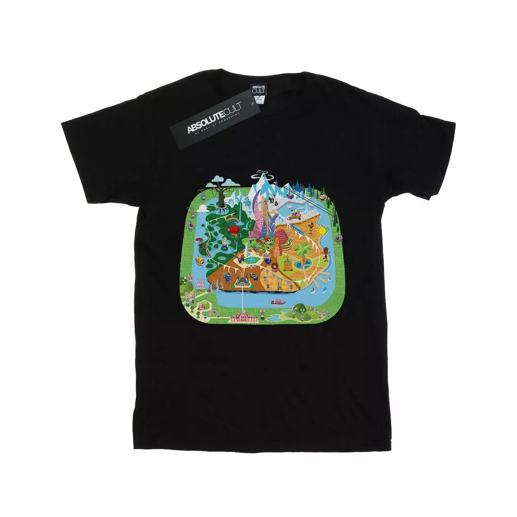 Disney - Zootropolis TShirt, für Damen, Schwarz, Größe XL