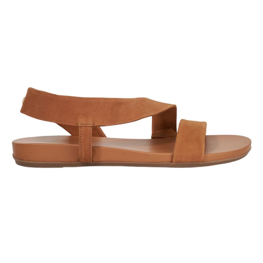 Dune London Sandales Lucina Cuir Plat  