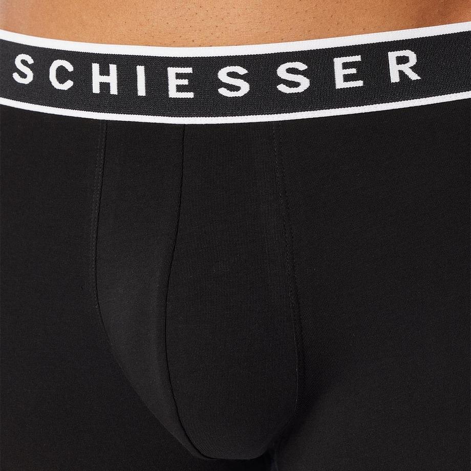 Schiesser Lot de 9 Boxers Longs en Coton  