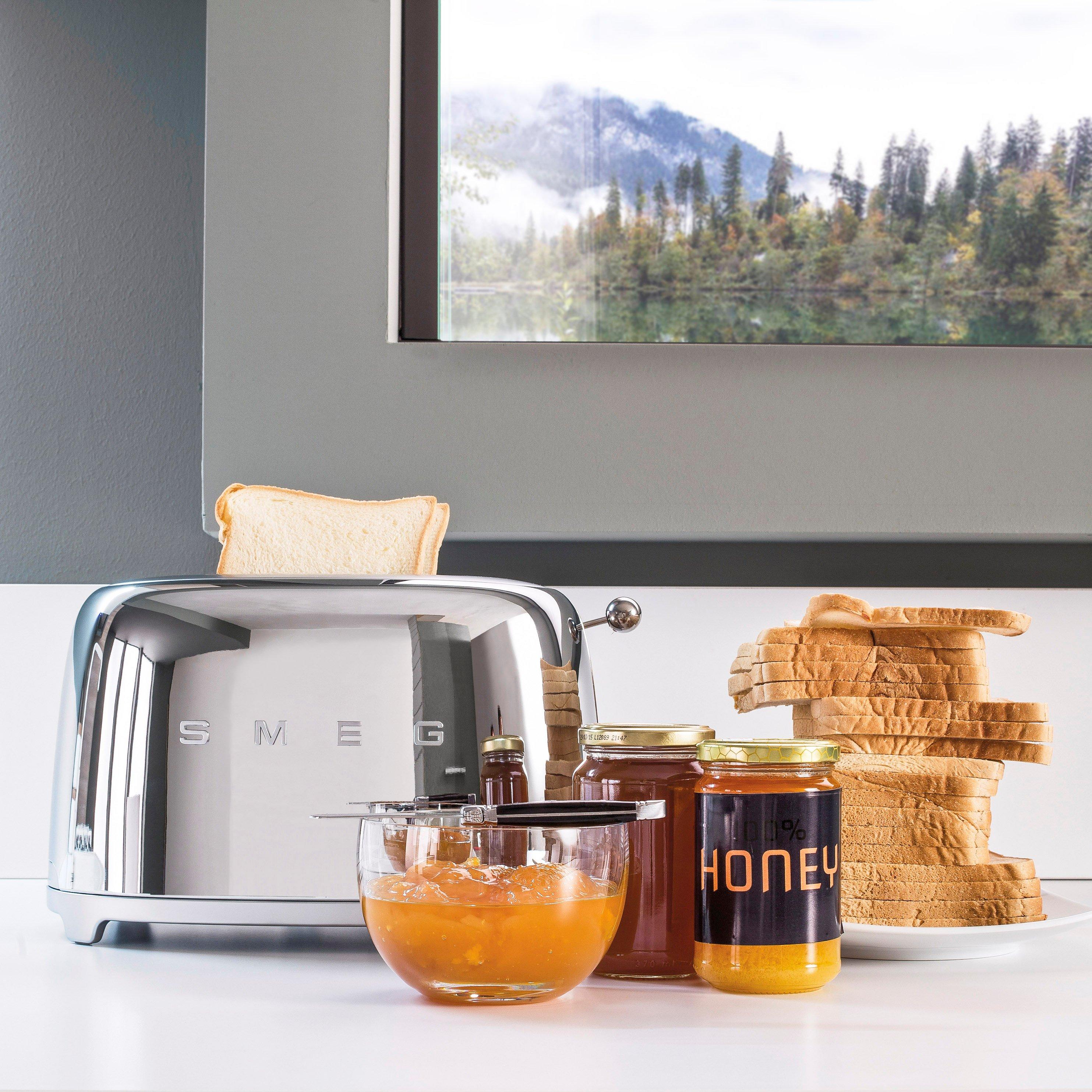 SMEG Tostapane a 2 slot TSF01SSEU 50's Retro Style 