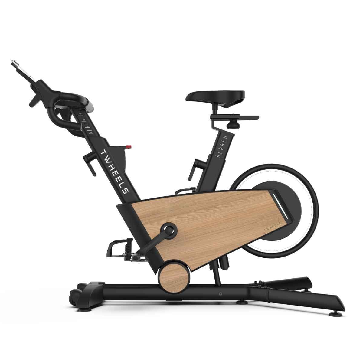 TWHEELS  Indoor Spinning Bike aus Eichenholz 