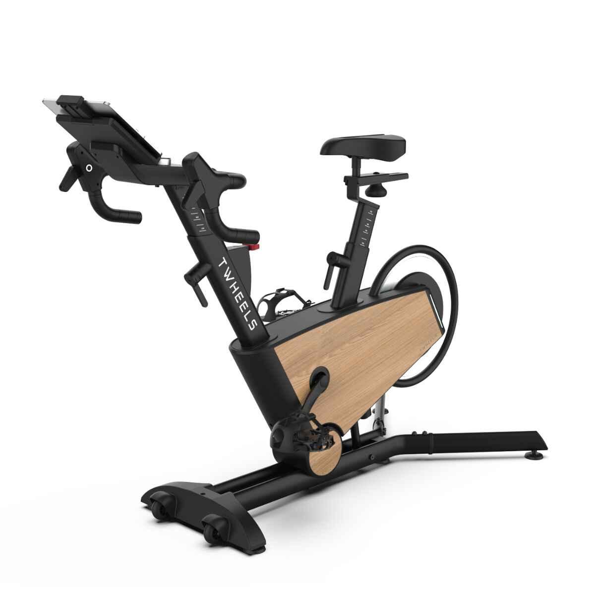 TWHEELS  Indoor Spinning Bike aus Eichenholz 